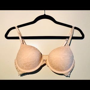 Aerie 32D Nude Lace Bra